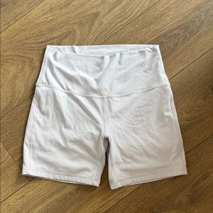 Women's High-Waisted light pink Shorts